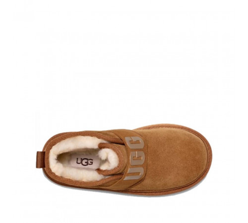 UGG Kids Neumel II Graphic Logo Boot Chestnut 