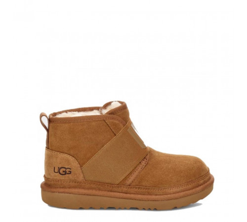 UGG Kids Neumel II Graphic Logo Boot Chestnut 