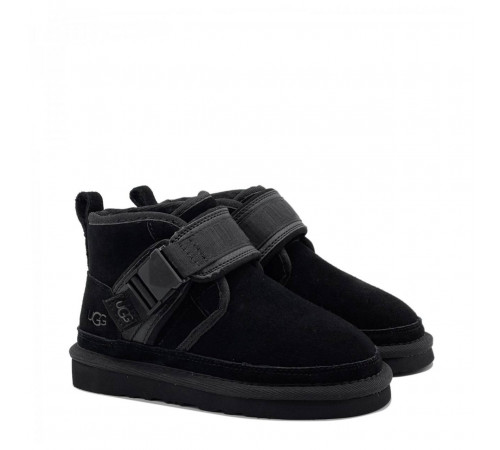 UGG Kids Neumel Snapback Black 
