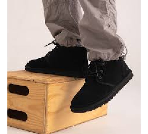 UGG Mens Neumel Leather Black 