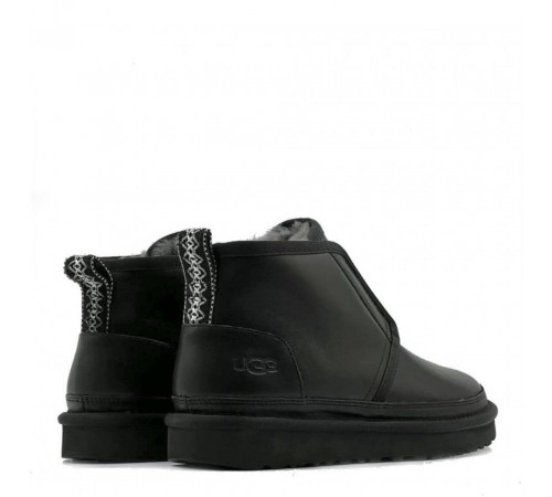 UGG Mens Neumel Flex Leather Black 