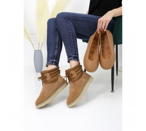 UGG Mens Classic Mini Lace-Up Weather Chestnut 