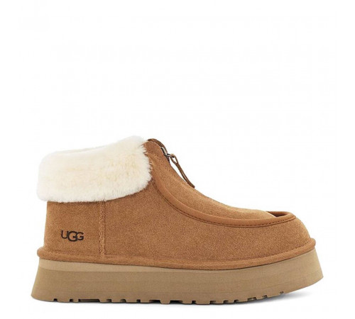 UGG Funkette Platform Boots Chestnut