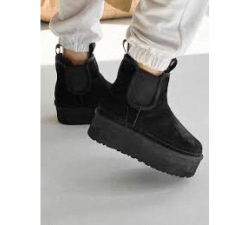 UGG Neumel Platform Chelsea Black