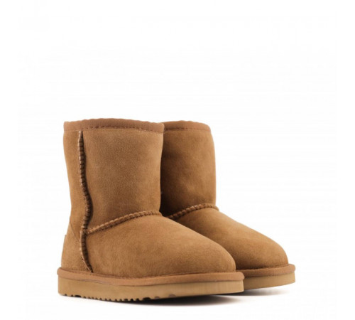 UGG Kids Classic Short Chestnut 