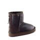 UGG Kids Classic Zip Short Metallic Chocolate 