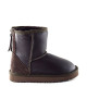 UGG Kids Classic Zip Short Metallic Chocolate 