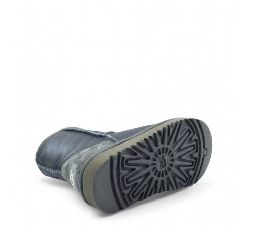 UGG Kids Classic Short Metallic Grey 