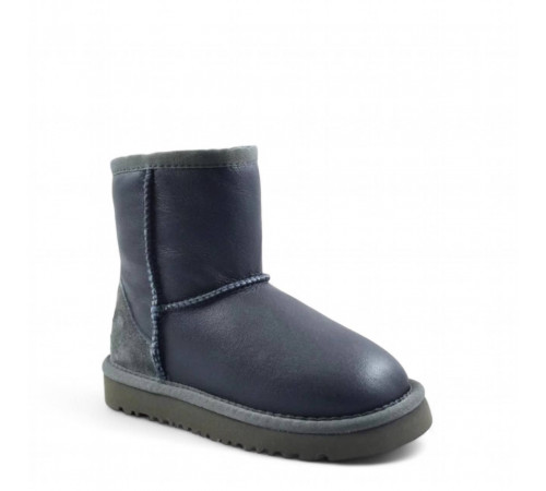 UGG Kids Classic Short Metallic Grey 