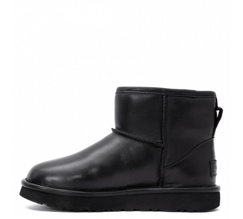 UGG Mens Classic Mini Leather Black 