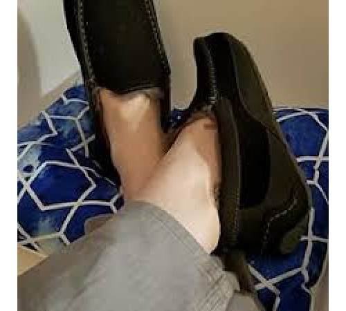 UGG Mens Ascot Leather Black 