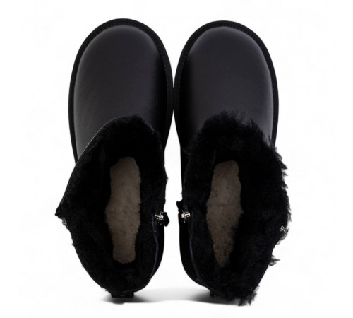 UGG Mens Classic Mini Double Zip Metallic Black 