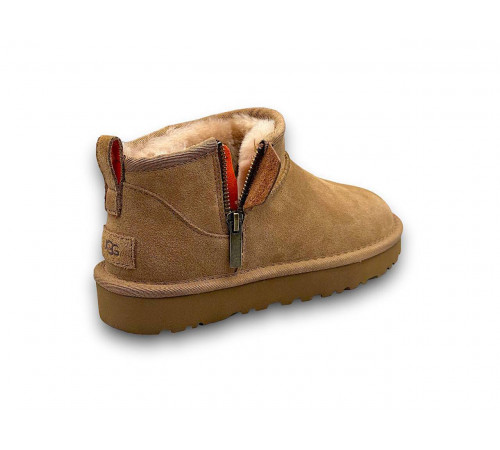 UGG Classic Ultra Mini ZIP Chestnut