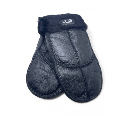 UGG Men's Sheepskin Mitten Metallic Black 