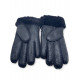 UGG Men Sheepskin Gloves Leather Black 