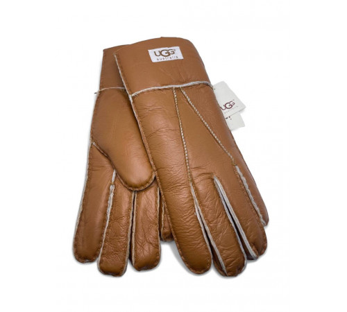 UGG Women's Sheepskin Glove Metallic Chestnut