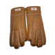 UGG Women's Sheepskin Glove Metallic Chestnut
