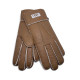 Women's Sheepskin Glove Metallic Chestnut