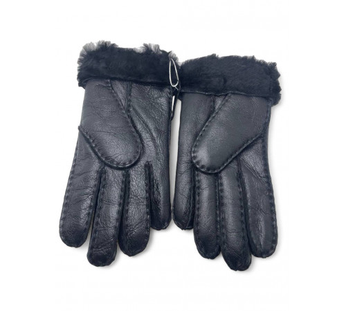 UGG Women's Sheepskin Glove Metallic Black