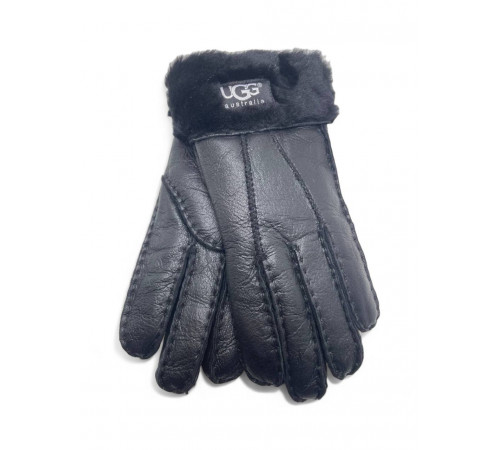 UGG Women's Sheepskin Glove Metallic Black
