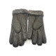 UGG Women's Sheepskin Glove Metallic Khaki