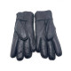 Women's Sheepskin Glove Metallic Black