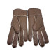UGG Women's Sheepskin Glove Metallic Chocolate