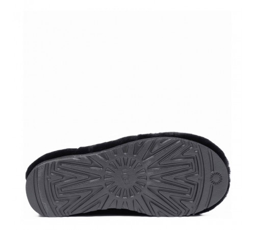 UGG Hailey Fluff Slippers Black