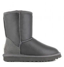 UGG Mens Classic Short Metallic Grey 