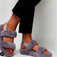 UGG Oh Yeah Slide Grey