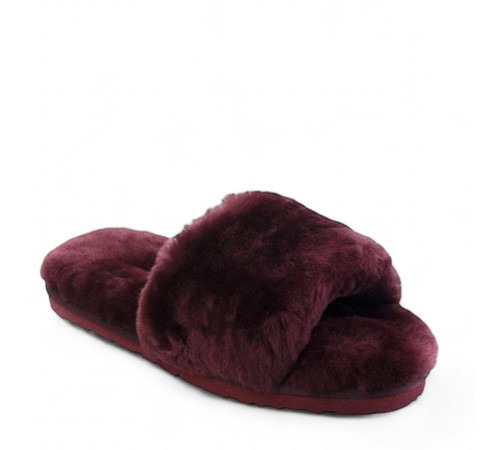 UGG Fluff Slide Slippers Dark Purple