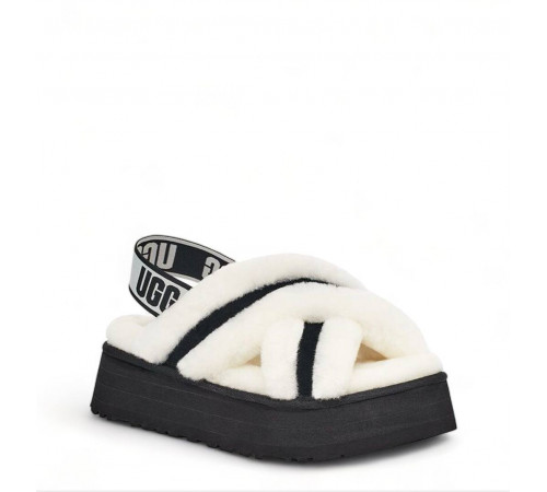 UGG Disco Cross Slide White
