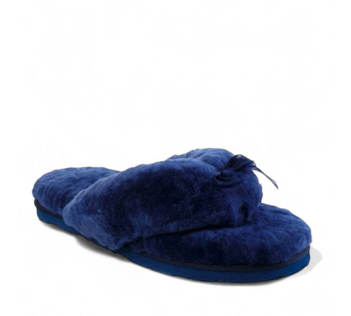 UGG Fluff Flip Flop Navy Blue