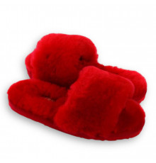 UGG Fluff Slide Slippers Red