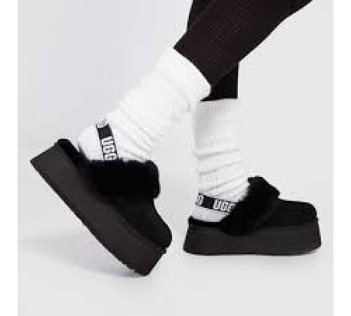 UGG Funkette Suede Platform Black