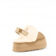 UGG Funkette Suede Platform Sand