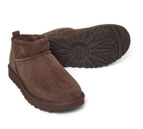 Ugg Mens Classic Ultra Mini II Chocolate 