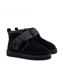 UGG Kids Neumel Snapback Black 