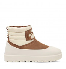UGG Mens Classic Mini Lace-Up Weather Chestnut Whitecap 