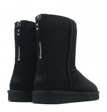 UGG Mens Classic Short Zip Black 