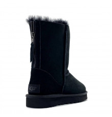 UGG Classic Short Zip II Black
