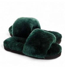 UGG Fluff Slide Slippers Green