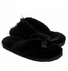 UGG Fluff Flip Flop Black