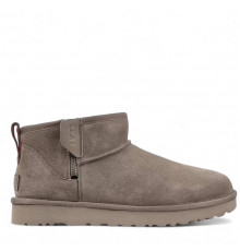 UGG Men Classic Ultra Mini ZIP Smoke 