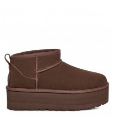 UGG Classic Ultra Mini Platform Burnt Cedar
